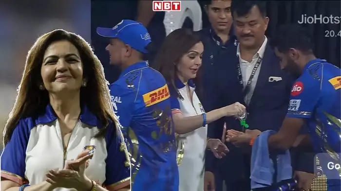 Nita Ambani Applies Sanitizer to Jasprit Bumrah, Wins Hearts With Safety Gesture