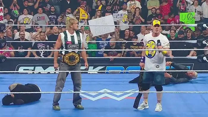 John Cena, Logan Paul Light Up WWE SmackDown Before Money in the Bank