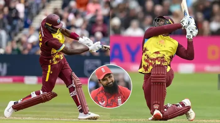 ENG vs WI: Rashid Concedes Second Most Expensive Over in England’s T20 History