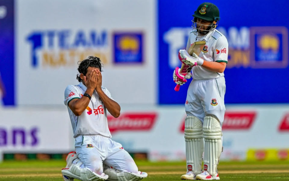 Shanto, Mushfiqur Hit Centuries as Bangladesh Crushes Sri Lanka’s Hopes