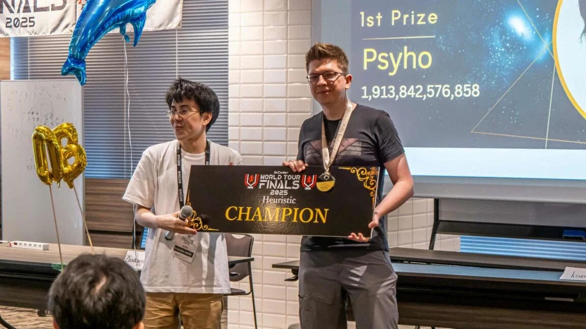 Man Beats AI at World Championship in Tokyo, OpenAI’s Model Finishes Second