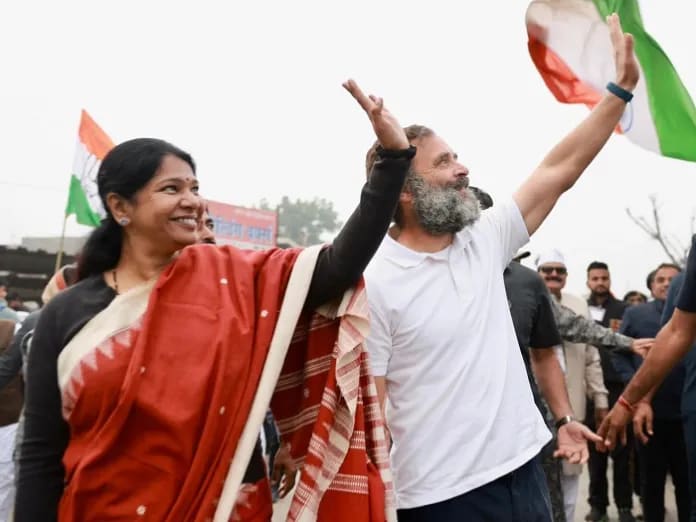 Rahul Gandhi, Kanimozhi meet in Delhi; seat-sharing talks remain inconclusive