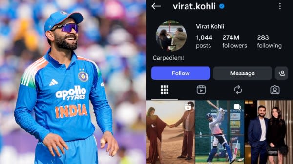 Virat Kohli’s Instagram account restored after brief deactivation scare