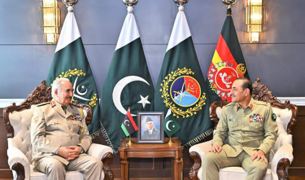Pakistan Army Chief holds talks with Libyan PM amid reported defence deal