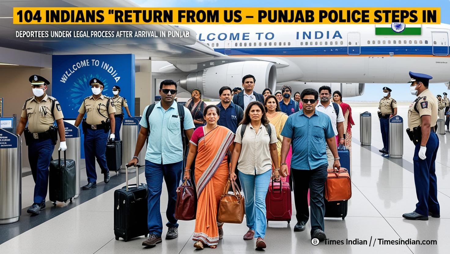 104 Indians Deported by Trump: Punjab Police Takes Custody – What’s Next?