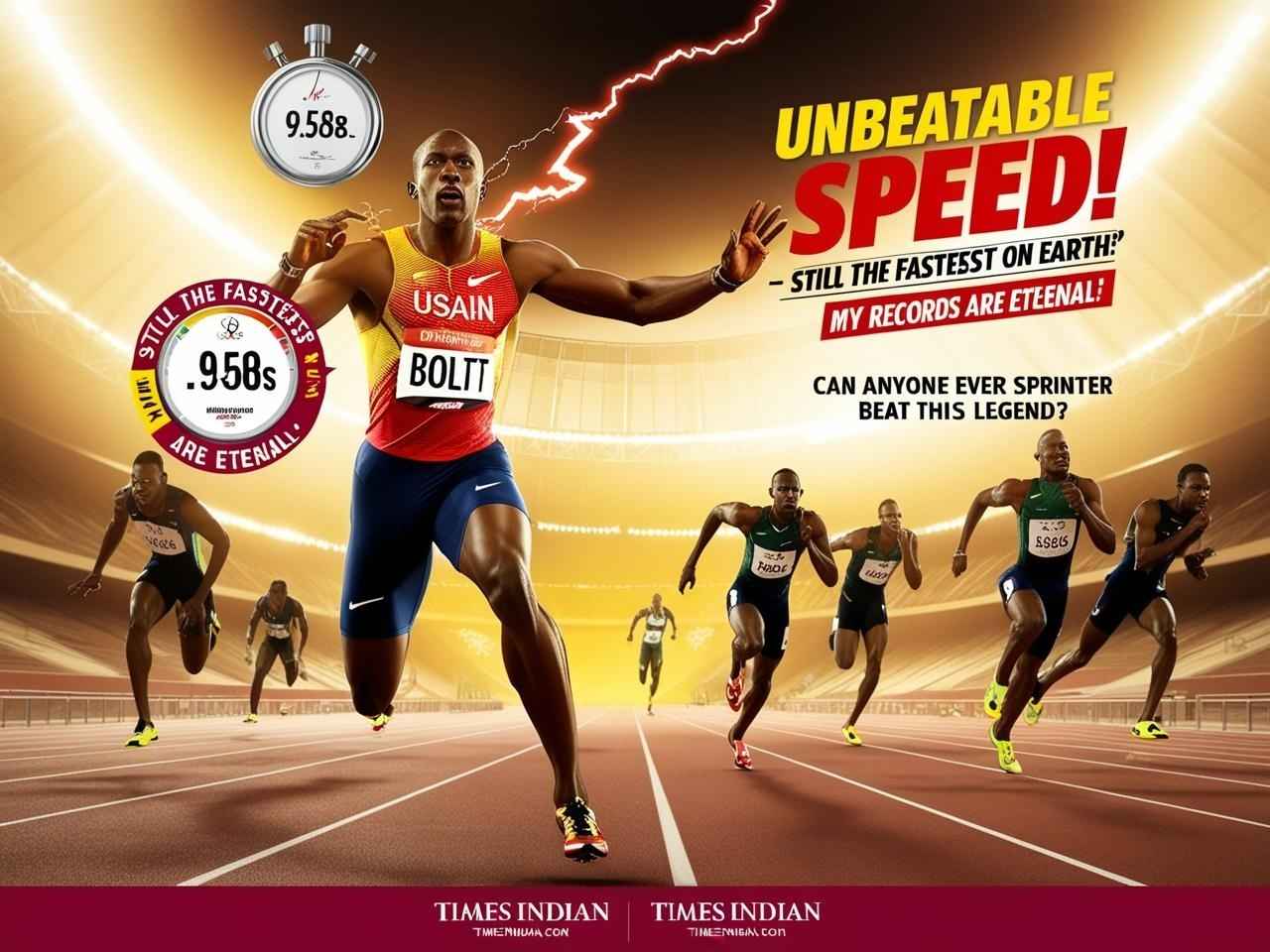 Usain Bolt's confidence: "My records will last forever"