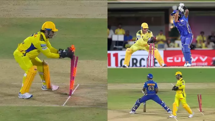 MS Dhoni’s Lightning Stumping Shocks Suryakumar Yadav—Gone in a Blink!