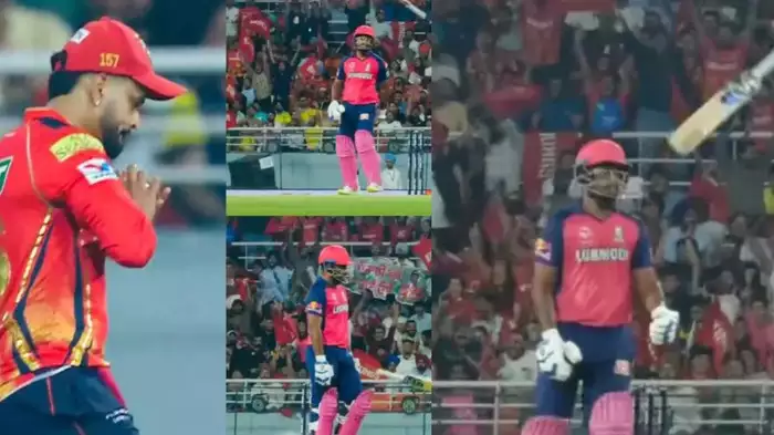 Samson's Fiery Meltdown: RR Captain Loses Cool After Dismissal, Hurls Bat in Frustration