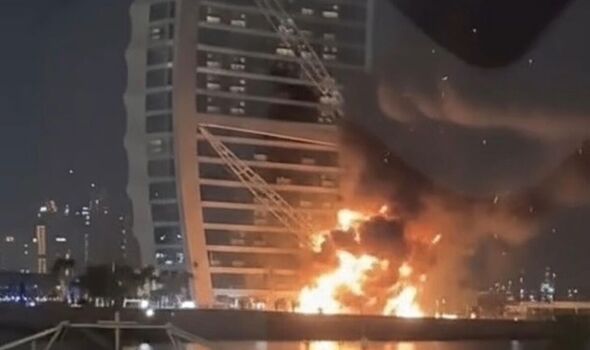 Iran missile and drone strikes damage Dubai’s Burj Al Arab and international airport