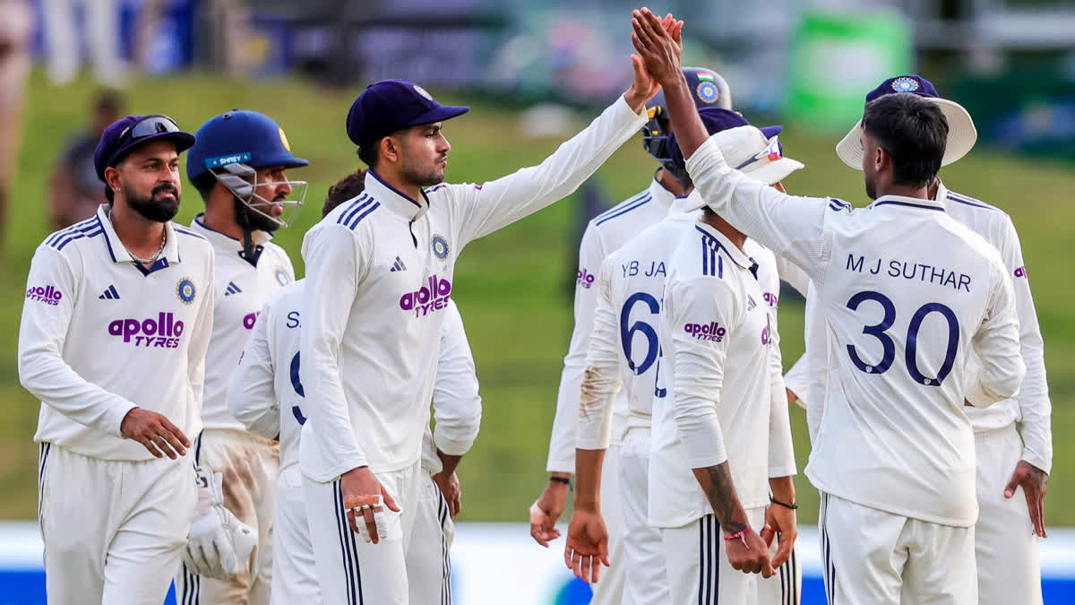 IND vs SL: Sri Lanka 265/8 as Rain Halts India’s Charge, Follow-On Threat Looms