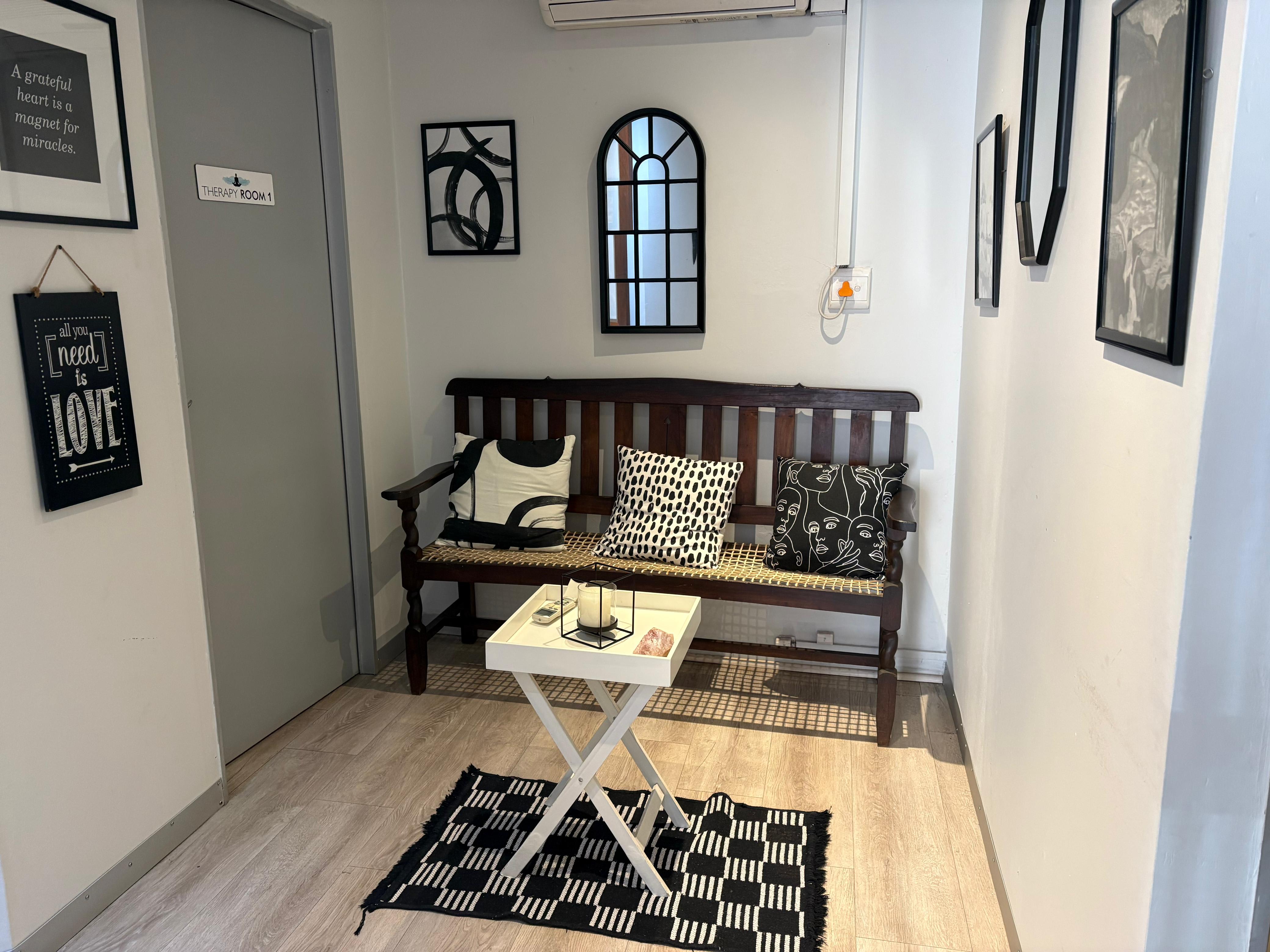 Healing space at Wings & Me