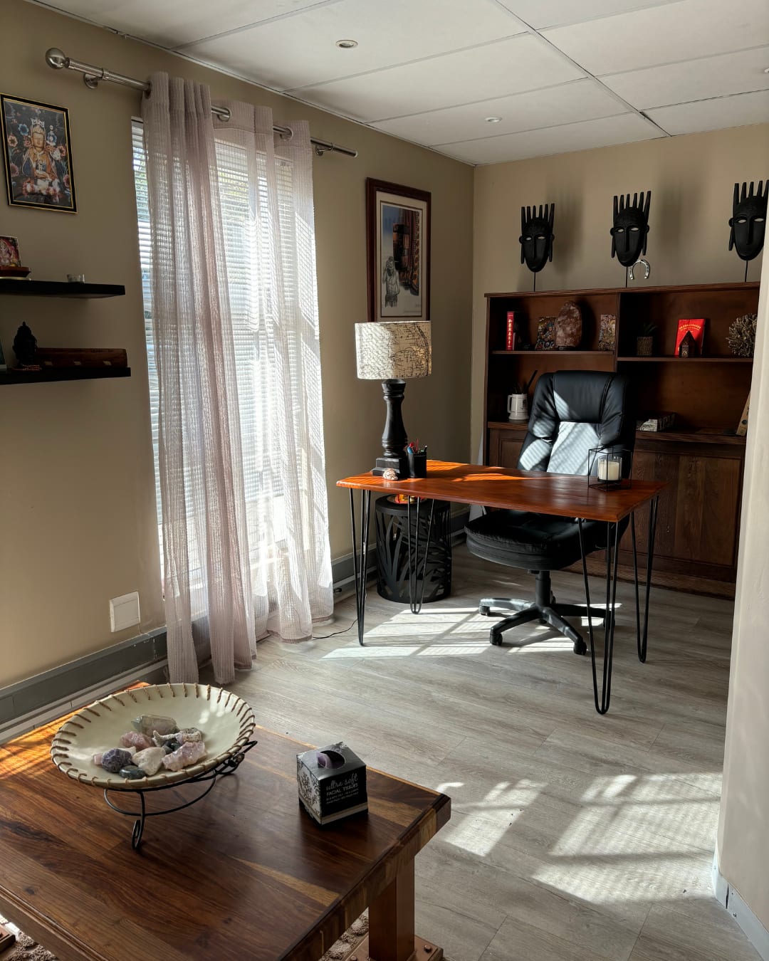 Treatment room interior at Wings & Me healing centre, Randburg