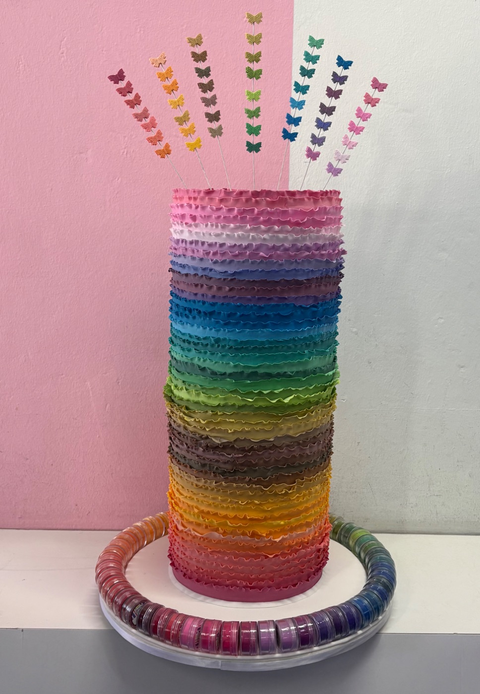 50 shades of colour Cakes by a baker in Sandton