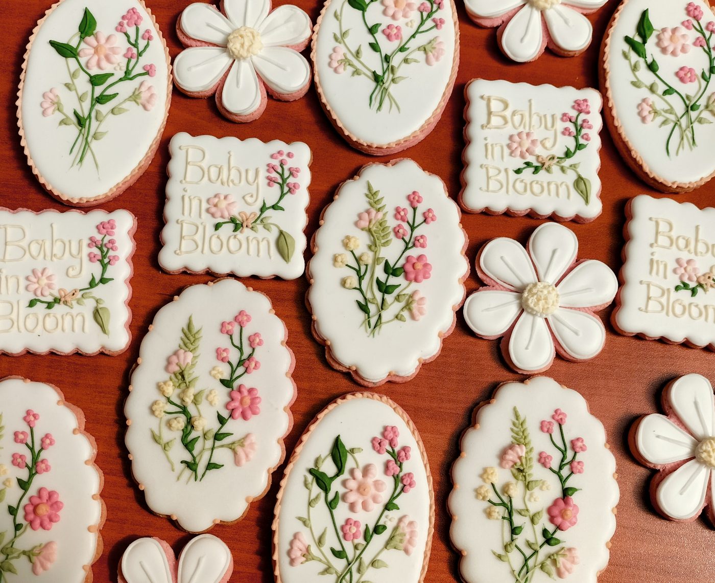 Decorated baby shower cookie set Decorated Cookies by a baker in Centurion
