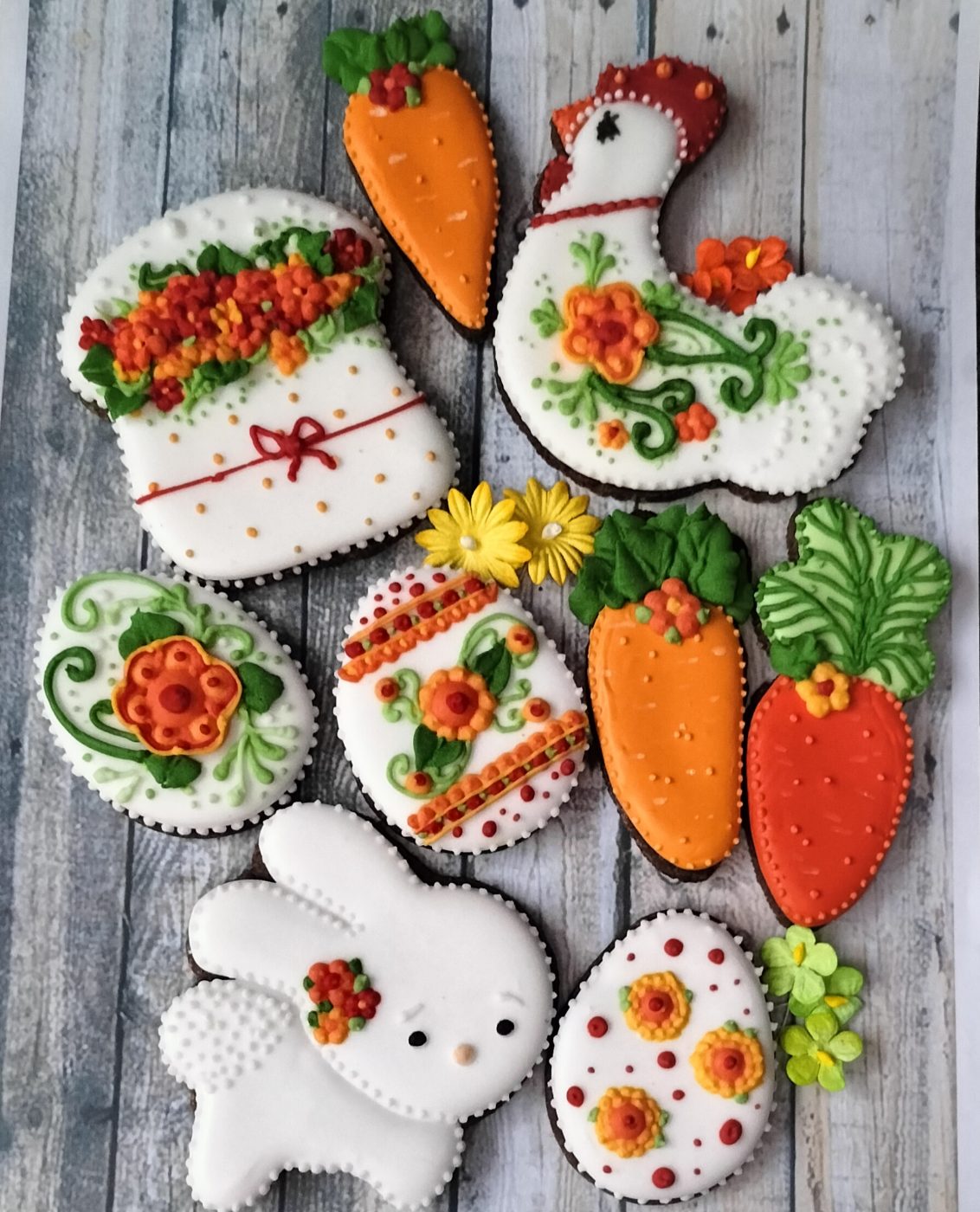 Decorated Easter cookies Decorated Cookies by a baker in Centurion