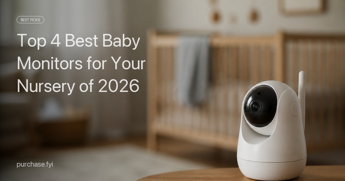 Top 4 Best Baby Monitors for Your Nursery of 2026