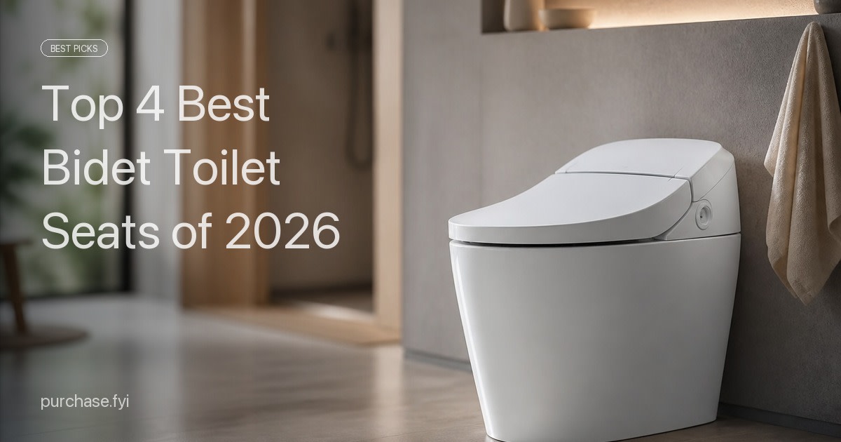 Top 4 Best Bidet Toilet Seats of 2026