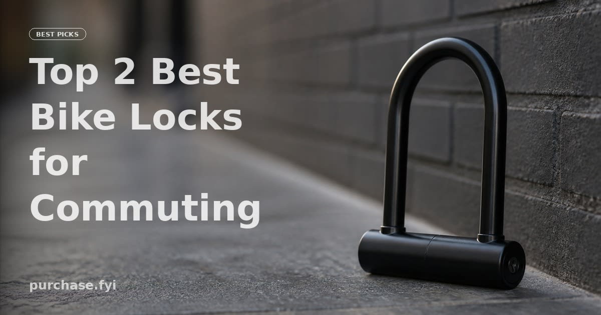 Top 2 Best Bike Locks for Commuting of 2026
