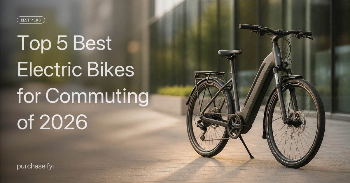 Top 5 Best Electric Bikes for Commuting of 2026