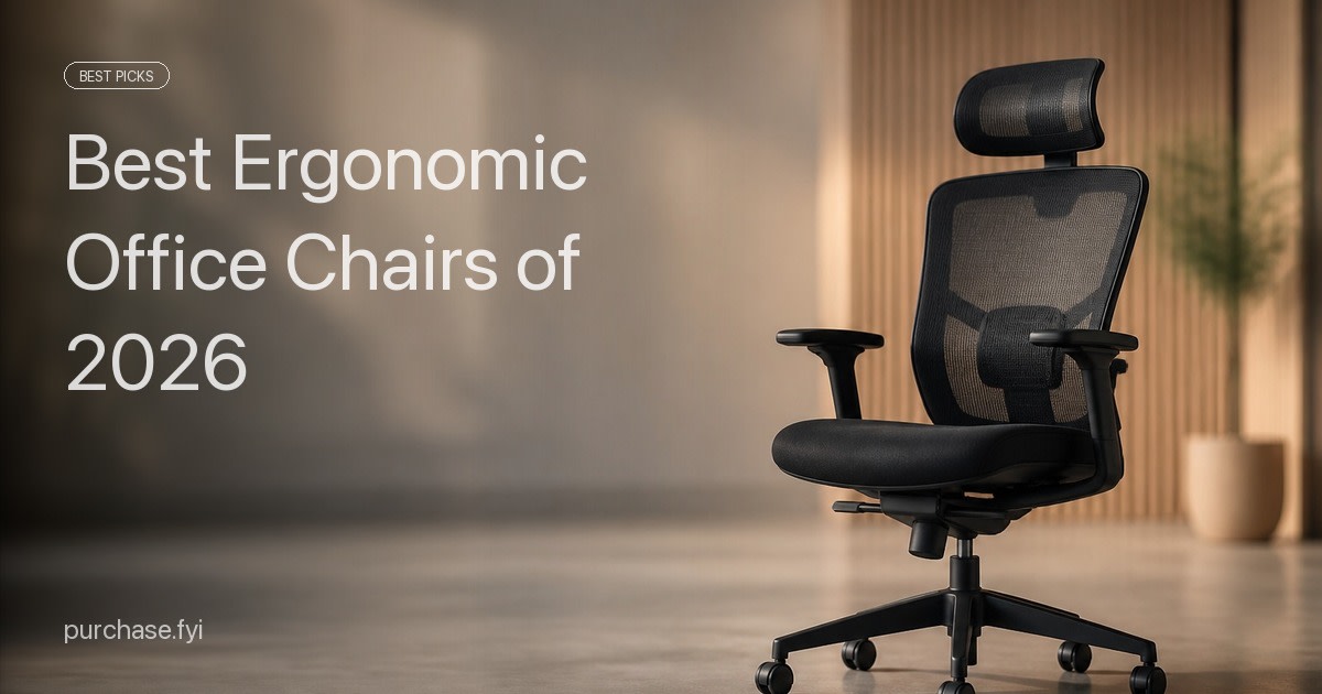 Best Ergonomic Office Chairs of 2026