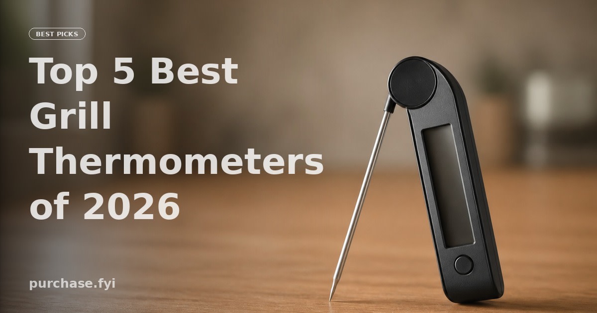 Top 5 Best Grill Thermometers of 2026