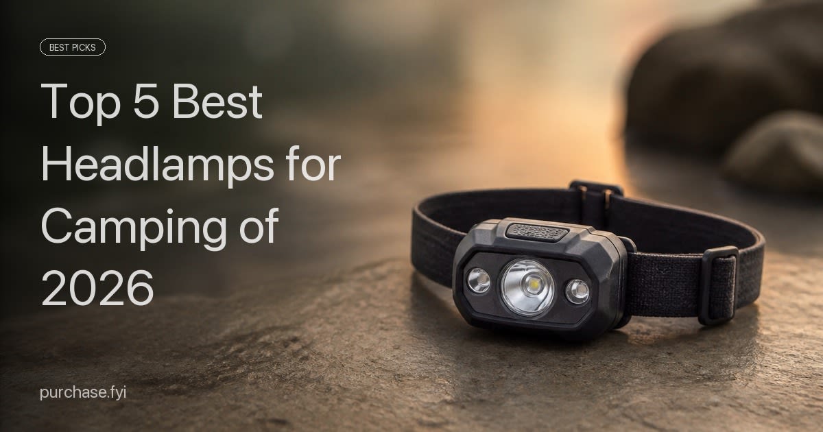 Top 5 Best Headlamps for Camping of 2026