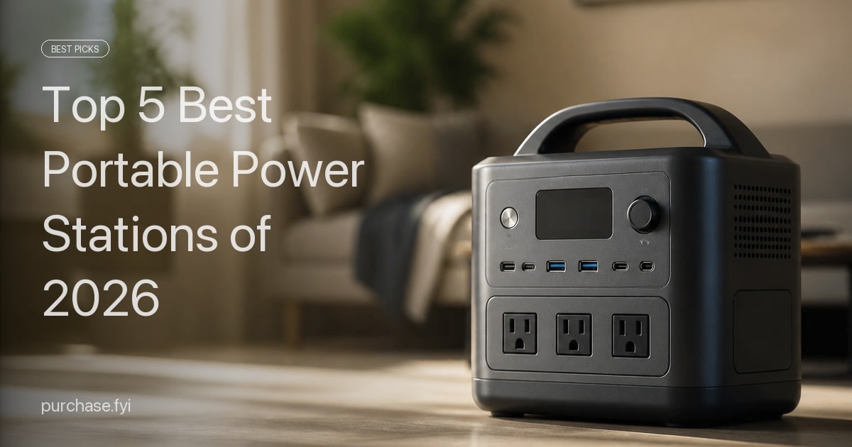 Top 5 Best Portable Power Stations of 2026