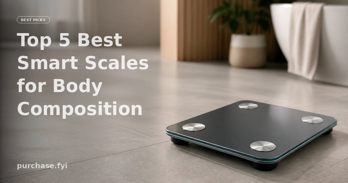 Top 5 Best Smart Scales for Body Composition of 2026