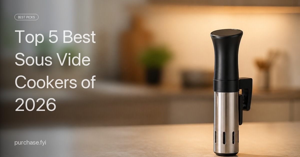 Top 5 Best Sous Vide Cookers of 2026