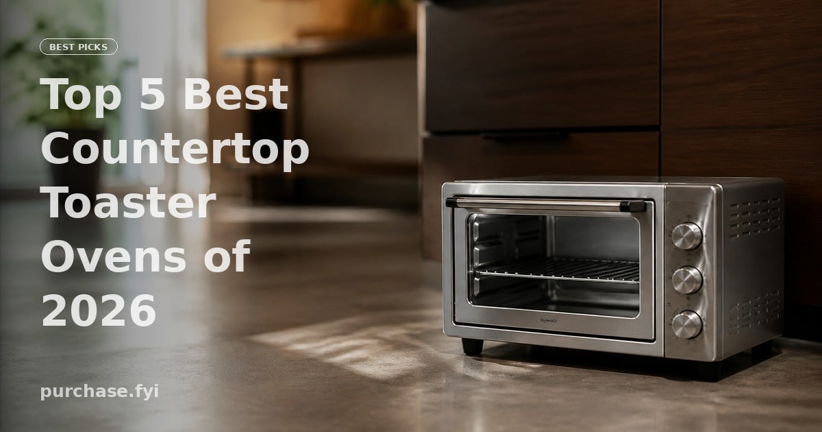 Top 5 Best Countertop Toaster Ovens of 2026