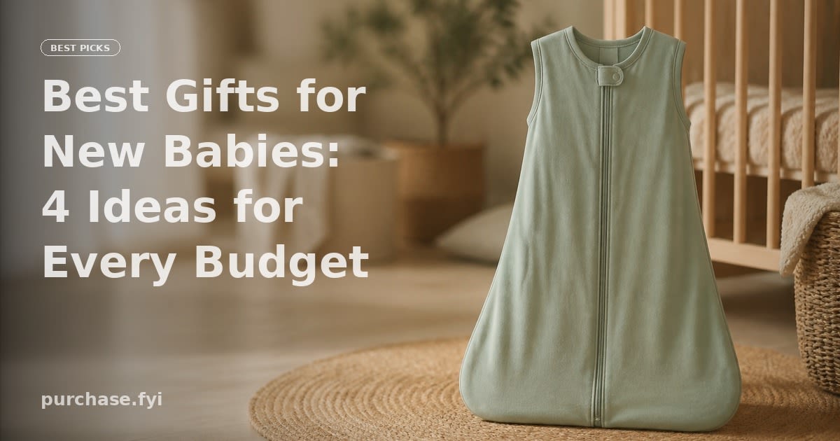 Best Gifts for New Babies: 4 Ideas for Every Budget