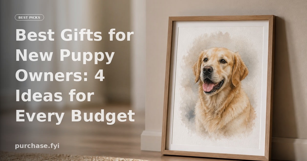 Best Gifts for New Puppy Owners: 4 Ideas for Every Budget