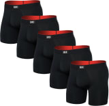 SAXX Quest Multi-Sport Mesh Boxer Brief Fly 5-Pack