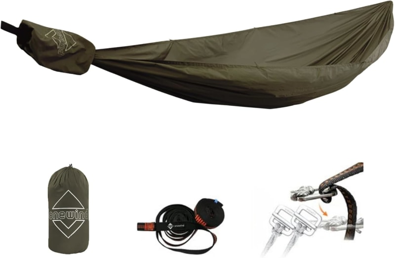 Onewind 11ft Camping Hammock, 40D Ripstop Nylon