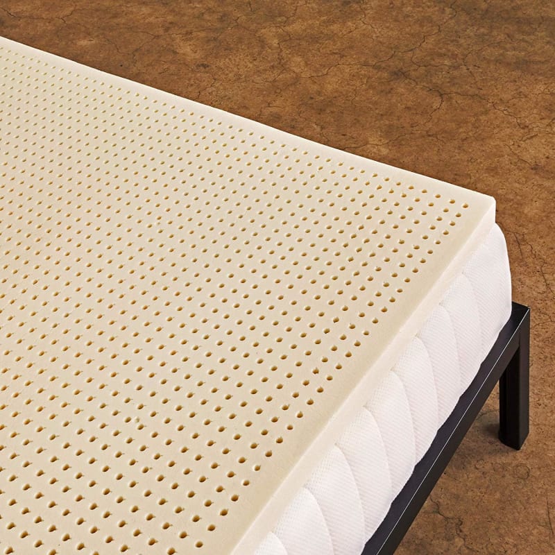 Pure Green Natural Latex Mattress Topper 2-Inch
