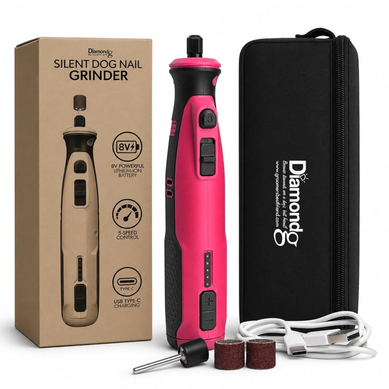DiamondG Cordless Dog Nail Grinder, 5-Speed