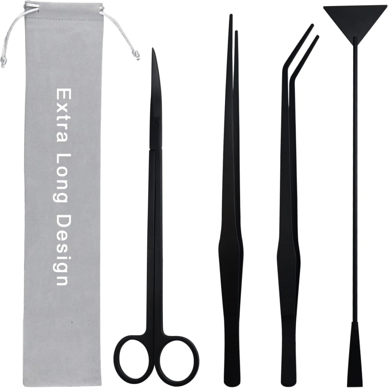 4-in-1 Aquascaping Tool Set, Stainless Steel