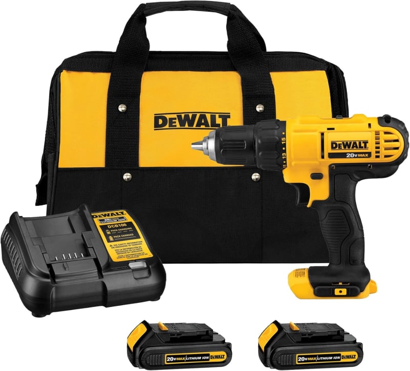 DEWALT 20V MAX Cordless Drill Driver Kit