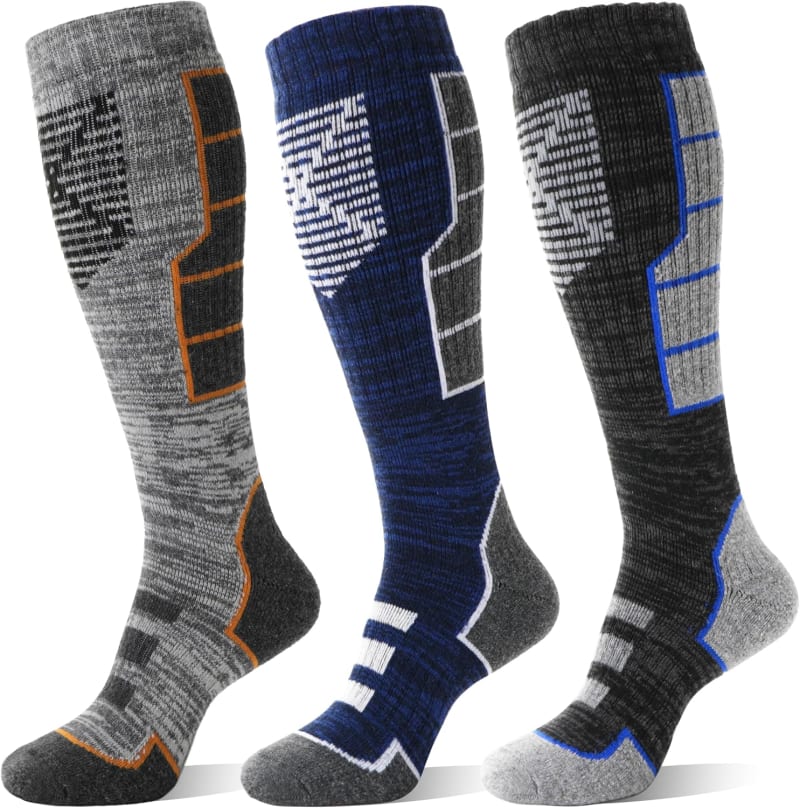 Anlisim Wool Ski Socks (3-Pack)