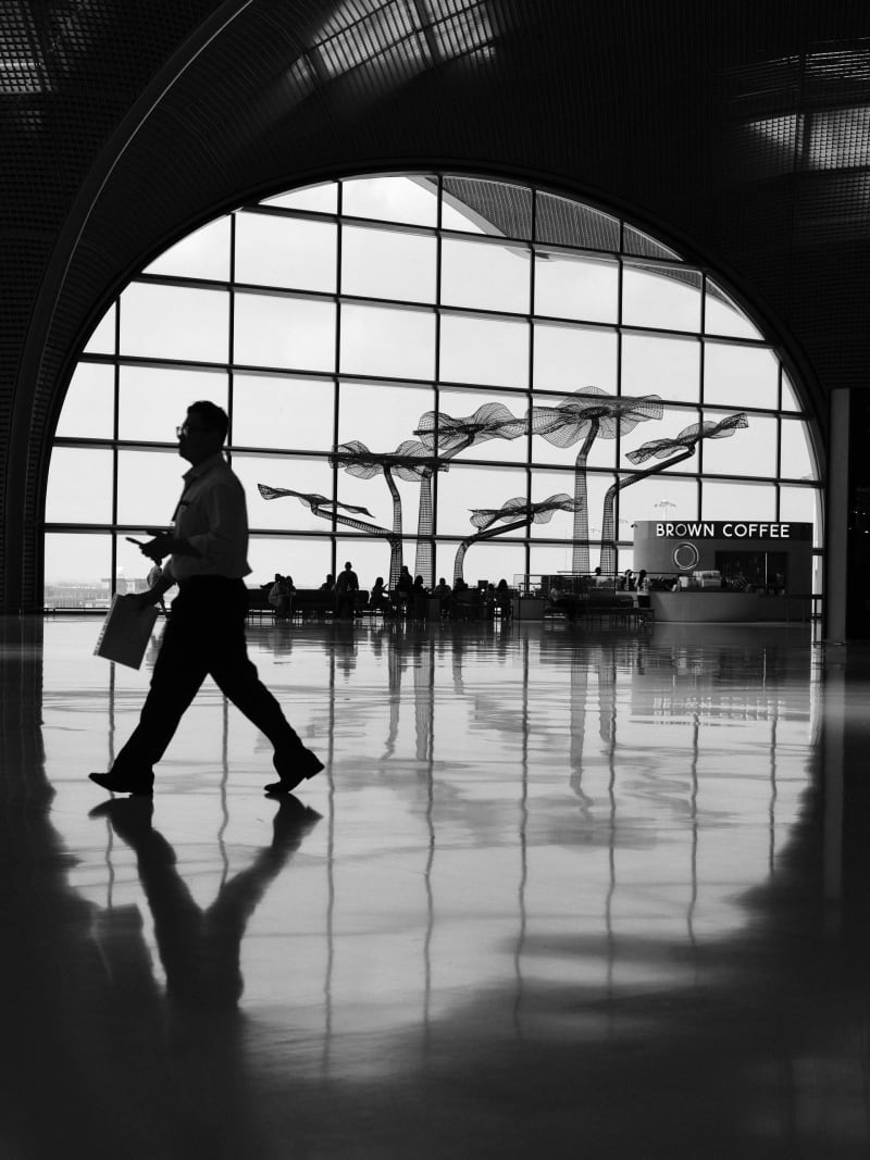 Black and white Asia travel photography — 18