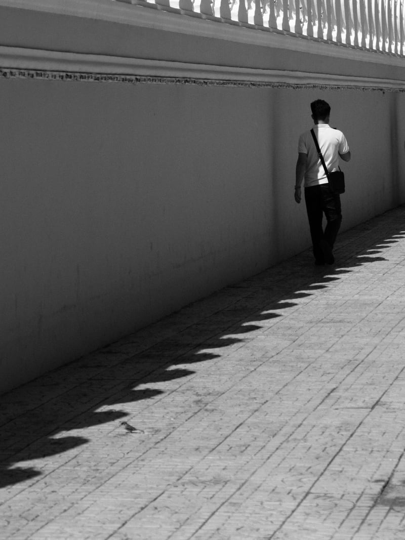 Black and white Asia travel photography — 22