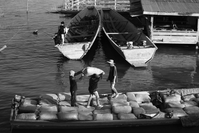 Black and white Asia travel photography — 26