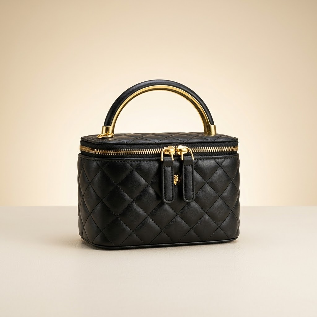 Quilted Vanity Bag