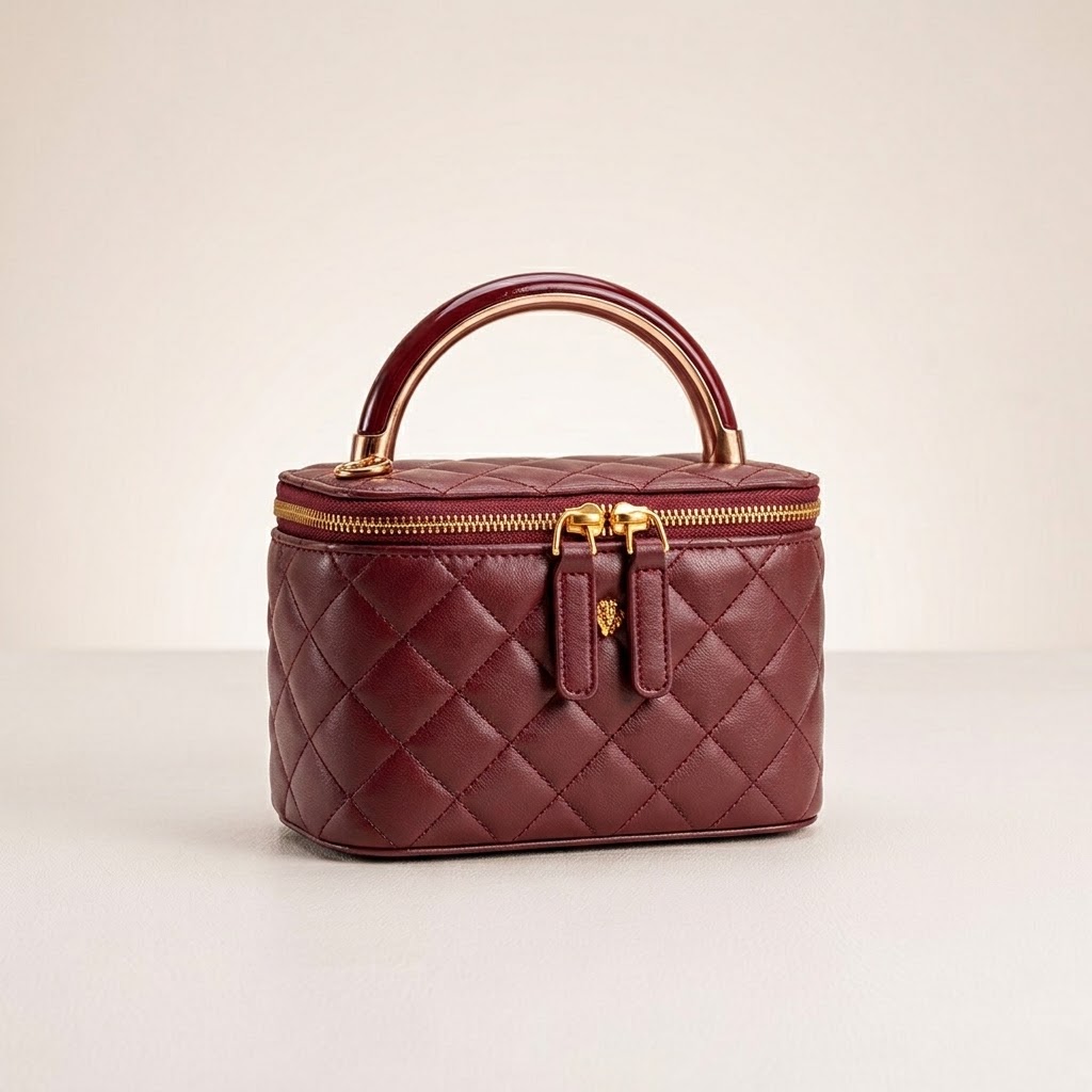 Quilted Vanity Bag