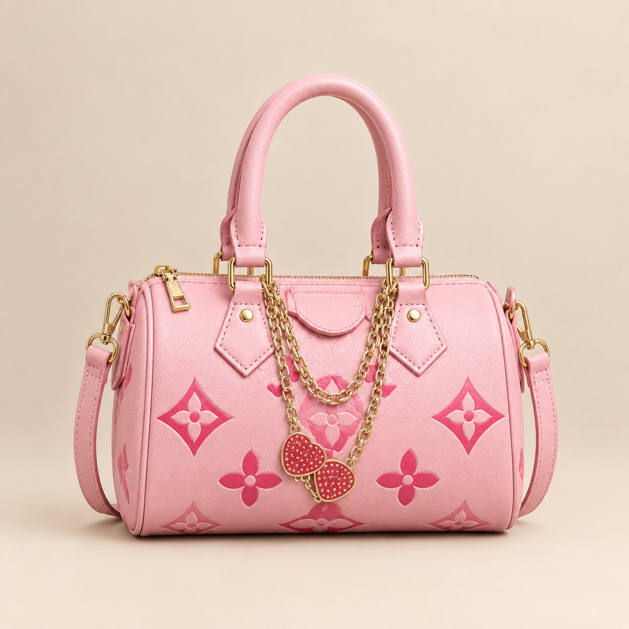 Black Luxury Boston Bag
