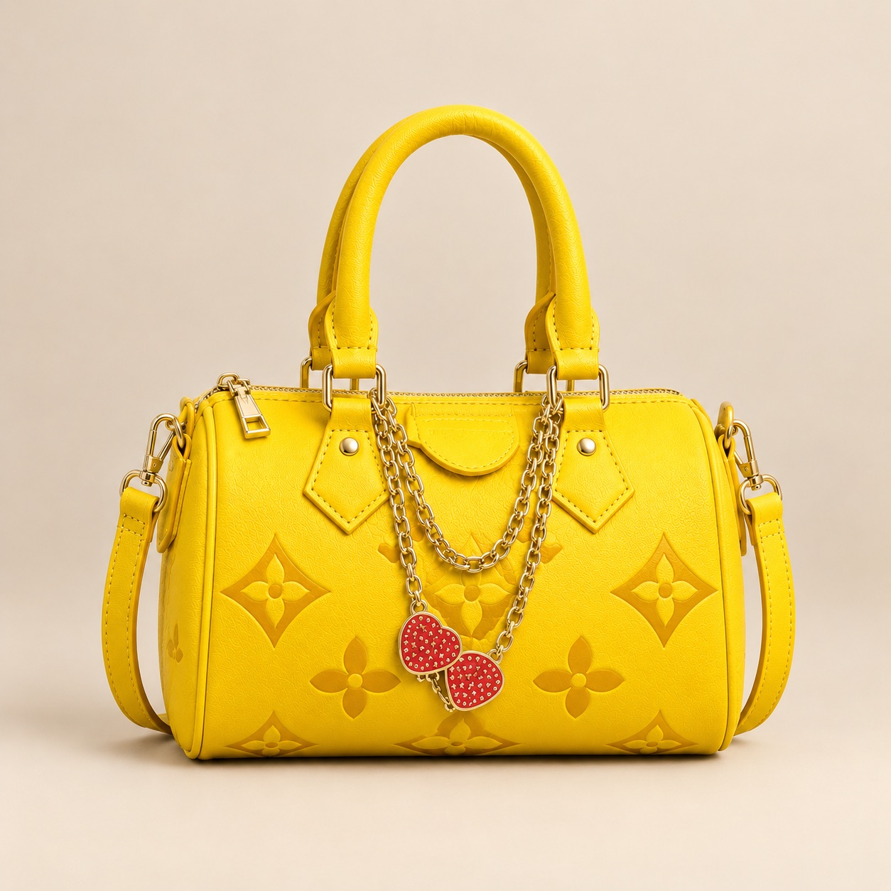 Black Luxury Boston Bag