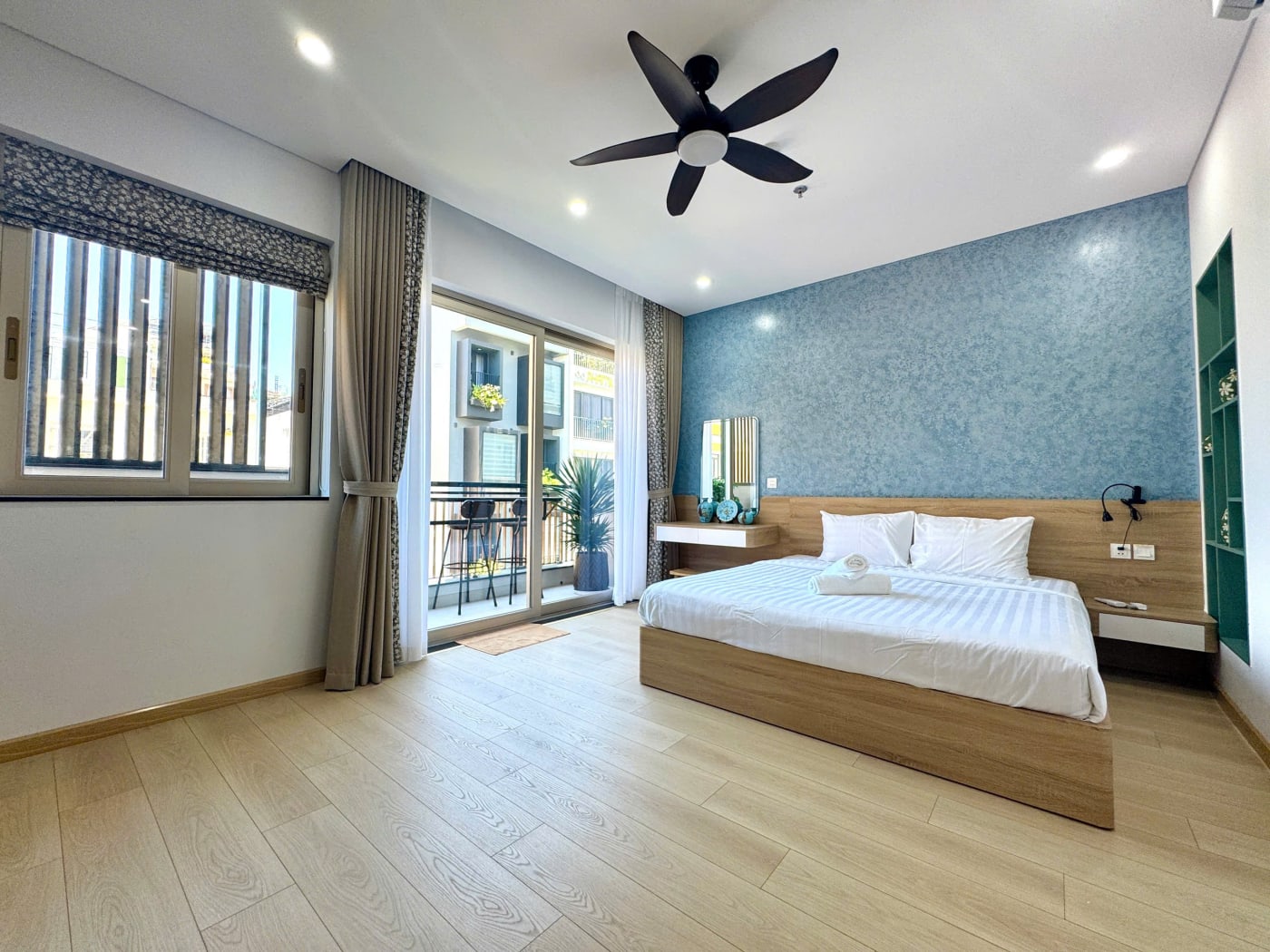 New 1-Bedroom Apartment with Balcony & Natural Light in An Thuong (60m² Near Beach), photo 1 of 6