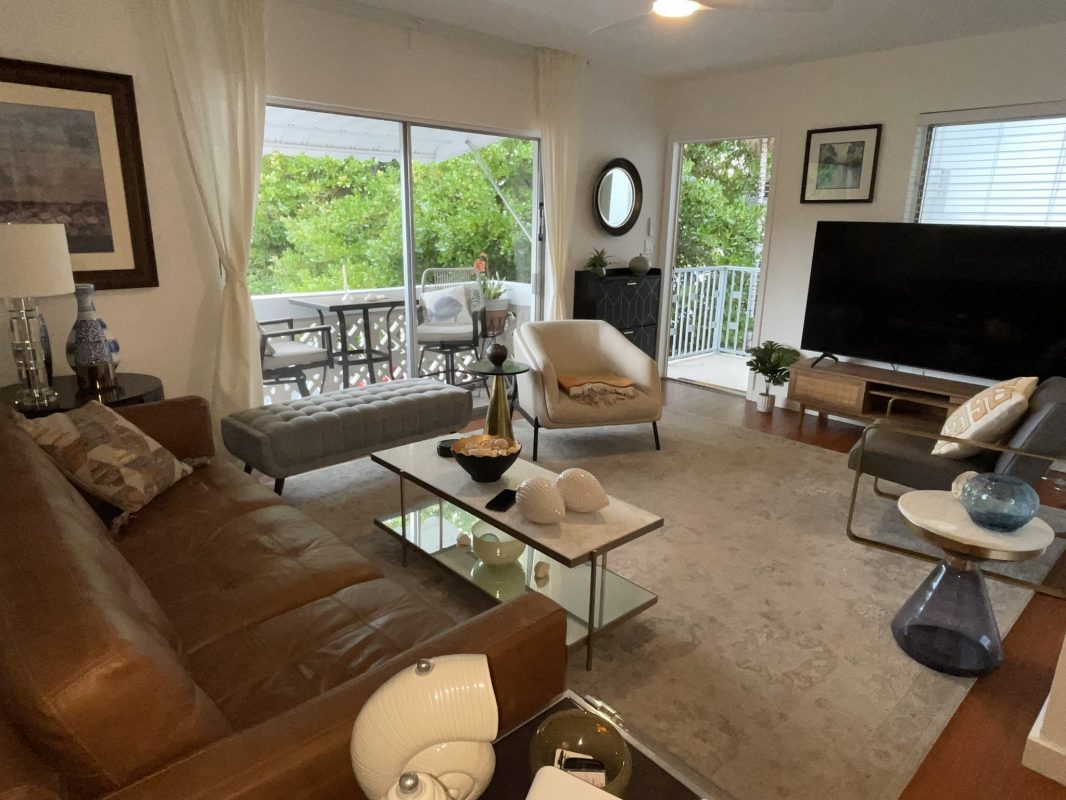 Fully Furnished 1 Bedroom 1 Bath condo For Rent Only 1st month & Deposit.