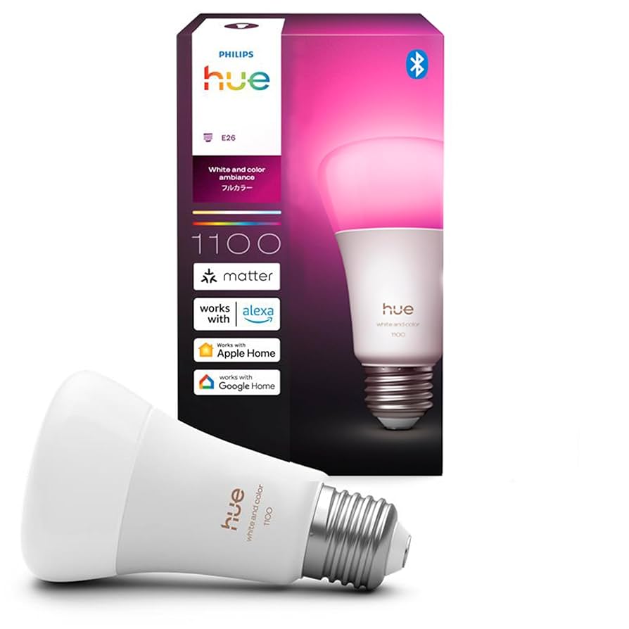 Philips Hue スマート電球 E26 フルカラー 1100lm
