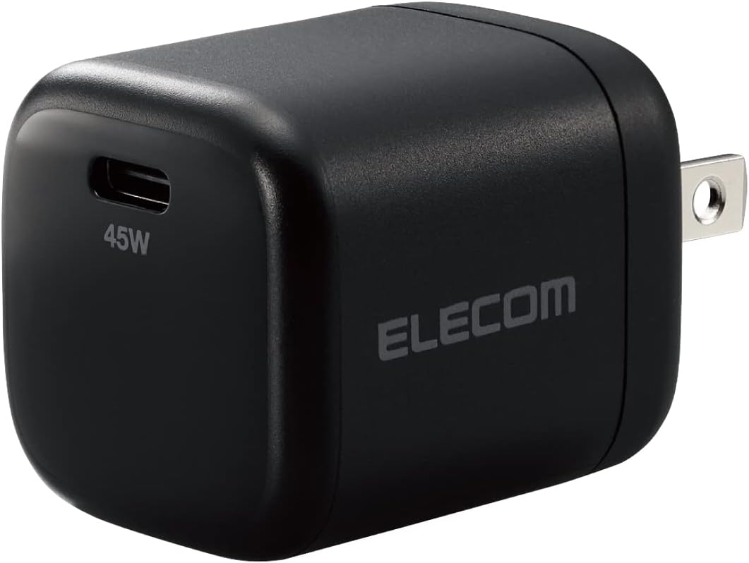 エレコム 急速充電器 Type-C USB PD対応 45W USB-C×1 折りたたみ式プラグ